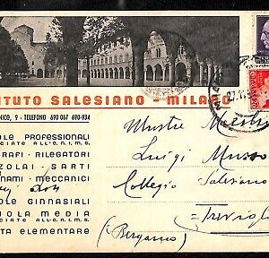 ab2059 - CARTOLINA D'EPOCA - MILANO Città : Istituto Salesiano Milano