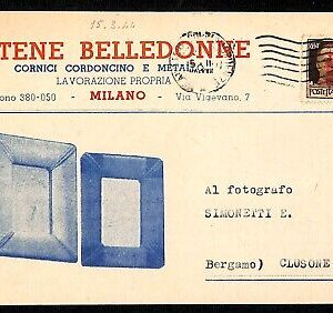 ab2062 - CARTOLINA D'EPOCA - MILANO Città : Pubblicitaria