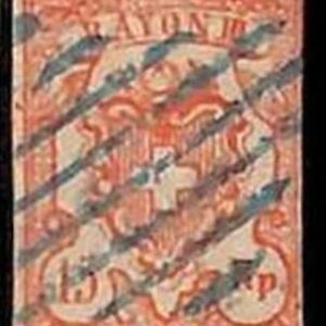 94987bL - SWITZERLAND -  STAMPS  - Zumstein # 20 -  Fine  USED