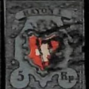 94989cD - SWITZERLAND -  STAMPS  - Zumstein #  15 II -   USED