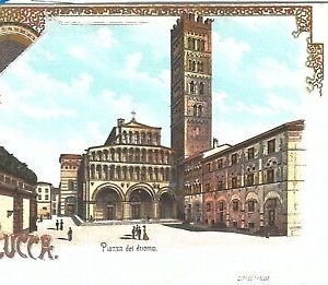 73560 - CARTOLINA d'Epoca - LUCCA  citta' -  GRUSS AUS  1902 - BELLA!!
