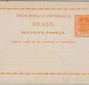 39478 - BRAZIL -  POSTAL HISTORY - POSTAL STATIONERY CARD : RHM # BP 5