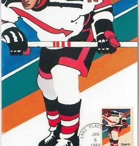 54288 - USA -  POSTAL HISTORY - MAXIMUM CARD - 1984  OLYMPICS Ice Hockey