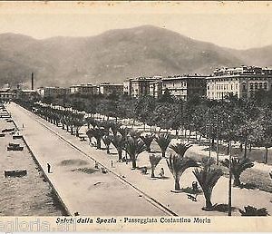 56170  -- CARTOLINA d'Epoca - LA SPEZIA città:  PASSEGGIATA MORIN