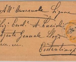 48036 - BRAZIL -  POSTAL HISTORY:  Stationery Card to TURKEY Constantinople 1896