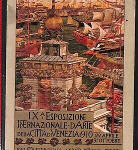 Lib488  - CARTOLINA d'Epoca Illustrata - ESPOSIZIONE d'ARTE VENEZIA 1910
