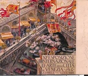 Lib489 - CARTOLINA d'Epoca Illustrata - ESPOSIZIONE d'ARTE VENEZIA 1914