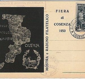 44500    CARTOLINA d'Epoca - COSENZA Città  - FIERA DI COSENZA  1950