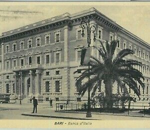 97900 - CARTOLINA d'Epoca -  BARI Citta'  -  BANCA D'Italia 1933