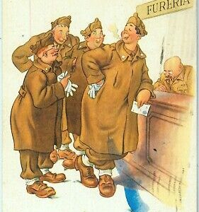 91985  - CARTOLINA d'Epoca - REGGIMENTALI : Humor! 1949   -  Illustrata