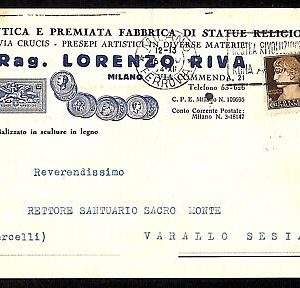 ab2064 - CARTOLINA D'EPOCA - MILANO Città : Pubblicitaria
