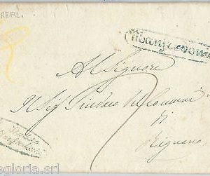 63998 - ITALIA REGNO - STORIA POSTALE : BUSTA prefilatelic da MANFREDONIA 1855