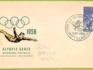 ZA1377 - Australia - POSTAL HISTORY - FDC Cover - Olympic Game - 1956