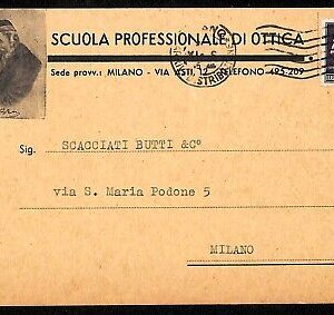 ab2073 - CARTOLINA D'EPOCA - MILANO Città : Pubblicitaria