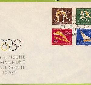 13169 - GERMANY DDR - POSTAL HISTORY - FDC  Cover - Olympic Game - 1960