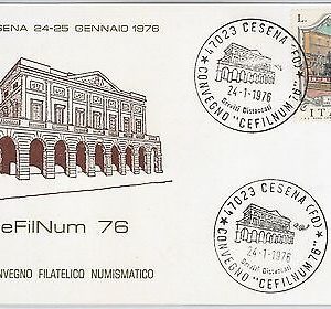 50404   CARTOLINA d'Epoca - FORLI provincia -  CESENA  : Mostra Filatelica 1976