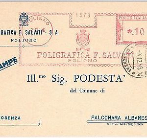 44516    CARTOLINA d'Epoca - PERUGIA provincia - Foligno 1936