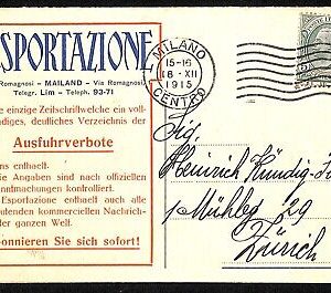 ab2086 - CARTOLINA D'EPOCA - MILANO Città : Pubblicitaria