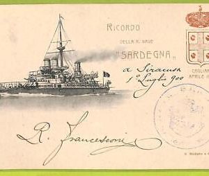 af6941 - ITALY - VINTAGE POSTCARD  Ansichtskarten -  NAVI  Ships "Sardegna"