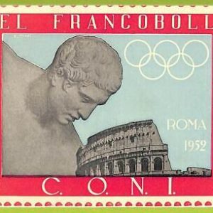 13183 - ITALY - POSTAL HISTORY - ILLUSTRATED POSTCARD - Olympic Games - 1952