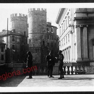 ag1088 - CARTOLINA D'EPOCA - Genova Città - Milizia Postelegrafica