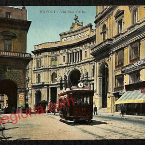 ag9635 - CARTOLINE D'EPOCA - Napoli Città - Via San Carlo