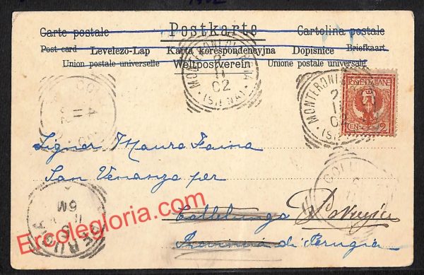 ai5640 - CARTOLINA D' EPOCA - Siena Provincia - Monteroni d'Arbia