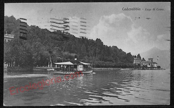 ae5221 - CARTOLINA D'EPOCA - Como Provincia - Cadenabbia  1924