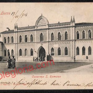 ag6225 - CARTOLINA D'EPOCA - Lucca Città - Caserma S. Romano