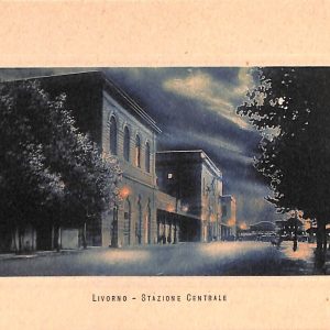 ac7450 - CARTOLINA D'EPOCA - Livorno Città - Stazione Centrale