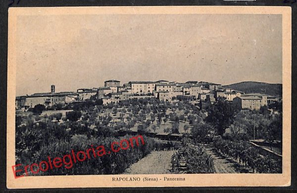 ai5659 - CARTOLINA D' EPOCA - Siena Provincia - Rapolano