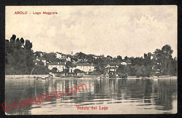 ag5704 - CARTOLINA D'EPOCA - Lago Maggiore - AROLO