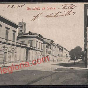 ag6238 - CARTOLINA D'EPOCA - Lucca Città - Corso Garibaldi