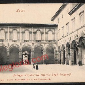 ag6243 - CARTOLINA D'EPOCA - Lucca Città - Palazzo Provinciale