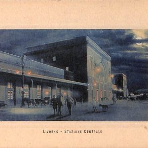 ac7451 - CARTOLINA D'EPOCA - Livorno Città - Stazione Centrale