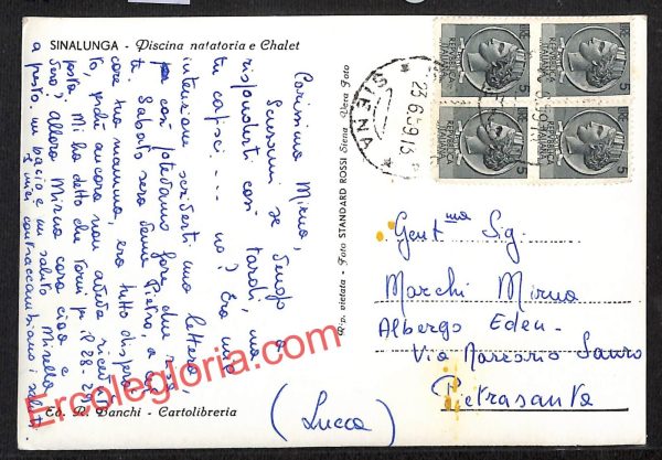 ai5668 - CARTOLINA D' EPOCA - Siena Provincia - Sinalunga - immagine 2