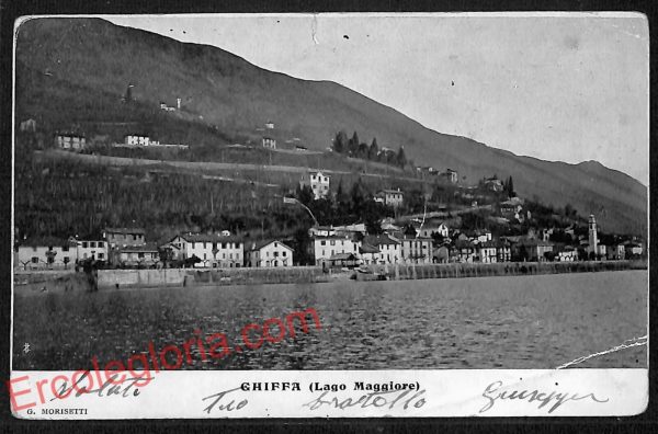 ag5712 - CARTOLINA D'EPOCA - Lago Maggiore - GHIFFA