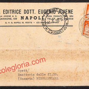 ah3689 - STORIA POSTALE - Napoli Città - Casa Editrice Dott. Eugenio Jovene