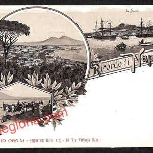 ah3708 - CARTOLINA D'EPOCA - Napoli Città - Panorama
