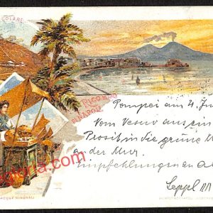 ah3711 - CARTOLINA D'EPOCA - Napoli Città - Panorama
