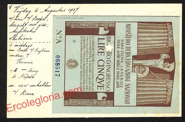 ah3712 - CARTOLINA D'EPOCA - Napoli -Il Vesuvio con la Ferrovia e la Funicolare - immagine 2