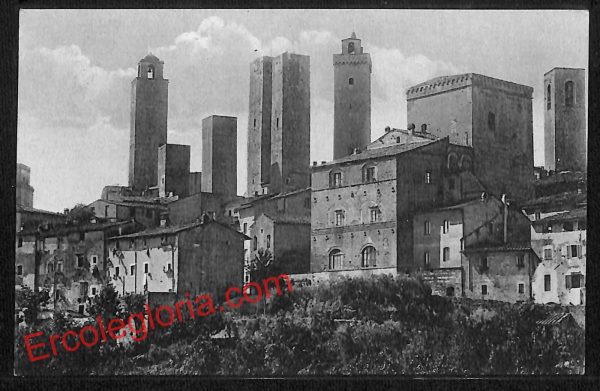 ai5686 - CARTOLINA D' EPOCA - Siena Provincia - San Gimignano