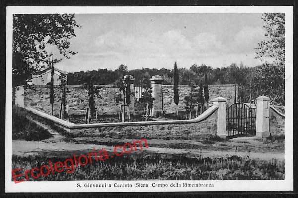 ai5691 - CARTOLINA D' EPOCA - Siena Provincia - San Giovanni a Cerreto