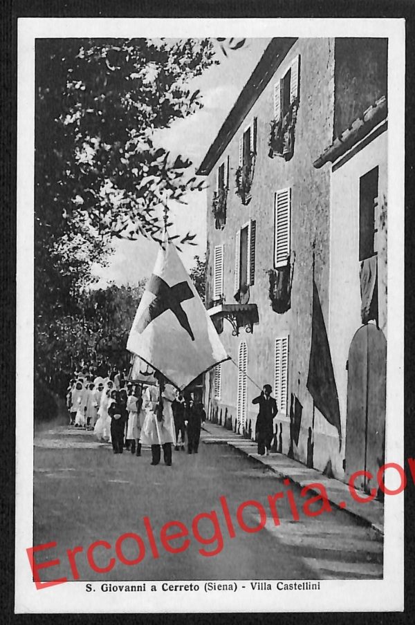 ai5692 - CARTOLINA D' EPOCA - Siena Provincia - San Giovanni a Cerreto