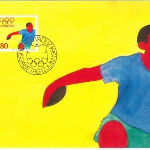 72799 - LIECHTENSTEIN - Postal History - MAXIMUM CARD - SPORT Olympics 1984