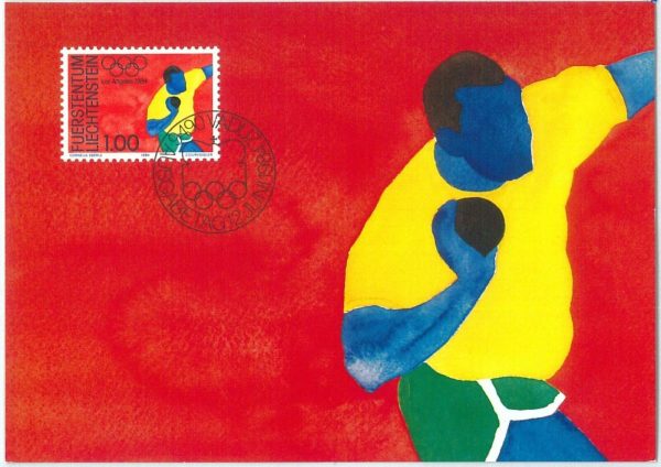 72798 - LIECHTENSTEIN - Postal History - MAXIMUM CARD - SPORT Olympics 1984