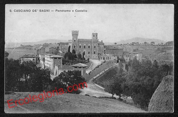 ai5702 - CARTOLINA D' EPOCA - Siena Provincia - San Casciano dei Bagni