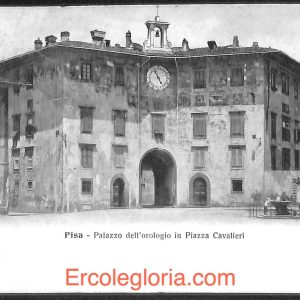 ad0131 - CARTOLINA D'EPOCA - Pisa Città - Palazzo dell' orologio  1918
