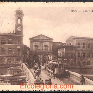 ad0132 - CARTOLINA D'EPOCA - Pisa Città - Ponte di Mezzo