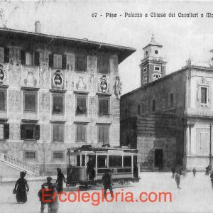 ad0133 - CARTOLINA D'EPOCA - Pisa Città - Palazzo e Chiesa dei Cavalieri